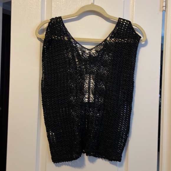 NWT French Connection Crochet Knit Vest - Picture 3 of 6